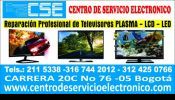 ARREGLO DE TELEVISORES: LCD – SMART TV – LED – 3 4K - LED, PLASMA. Carrera 20C No 76-05 Tel 2115338